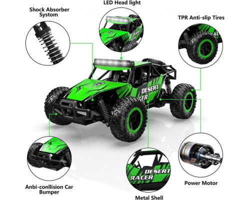 Радиоуправляемый внедорожник Volantex RC Desert King зеленый 2WD 2.4G 1/16 RTR EXAC7850101GB2 в Серпухове Радиоуправляемый внедорожник Volantex RC Desert King зеленый 2WD 2.4G 1/16 RTR EXAC7850101GB2 в Серпухове