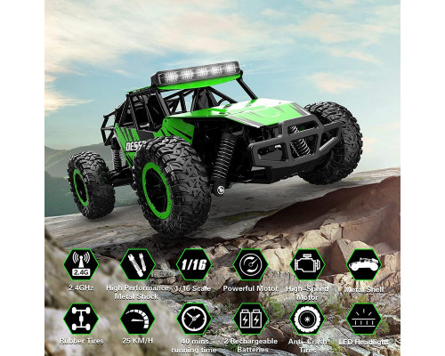 Радиоуправляемый внедорожник Volantex RC Desert King зеленый 2WD 2.4G 1/16 RTR EXAC7850101GB2 в Серпухове Радиоуправляемый внедорожник Volantex RC Desert King зеленый 2WD 2.4G 1/16 RTR EXAC7850101GB2 в Серпухове