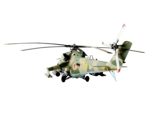 Сборная модель ZVEZDA Советский ударный вертолет Ми-24В/ВП "Крокодил", подарочный набор, 1/72 ZV-7293П в Москве