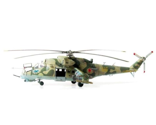 Сборная модель ZVEZDA Советский ударный вертолет Ми-24В/ВП "Крокодил", подарочный набор, 1/72 ZV-7293П в Москве