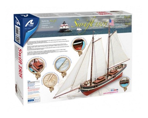 Сборная деревянная модель корабля Artesania Latina NEW SWIFT, 1/50 AL22110-N в Москве Сборная деревянная модель корабля Artesania Latina NEW SWIFT, 1/50 AL22110-N в Москве