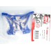 Задний держатель амортизаторов для Remo Hobby MMAX, EX3 1/10, тюнинг, синий RP2318-BLUE в Москве