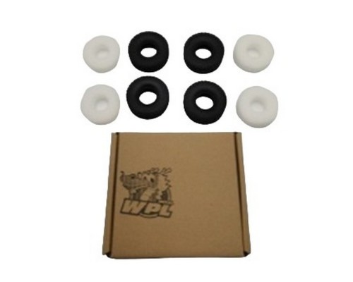 Комплект резиновых покрышек WPL (4 шт) для моделей B-14, B-24, C-14, C-24 WPL-ABC040 в Калининграде