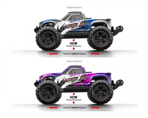 Радиоуправляемый монстр MJX Hyper Go H16H (фиолетовый) 4WD 2.4G LED GPS 1/16 RTR MJX-H16H-PURPLE в Москве Радиоуправляемый монстр MJX Hyper Go H16H (фиолетовый) 4WD 2.4G LED GPS 1/16 RTR MJX-H16H-PURPLE в Москве