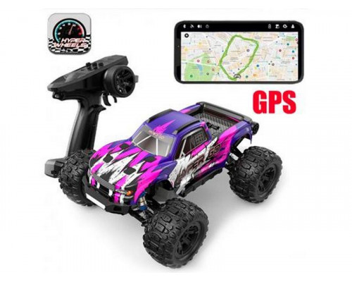Радиоуправляемый монстр MJX Hyper Go H16H (фиолетовый) 4WD 2.4G LED GPS 1/16 RTR MJX-H16H-PURPLE в Москве Радиоуправляемый монстр MJX Hyper Go H16H (фиолетовый) 4WD 2.4G LED GPS 1/16 RTR MJX-H16H-PURPLE в Москве