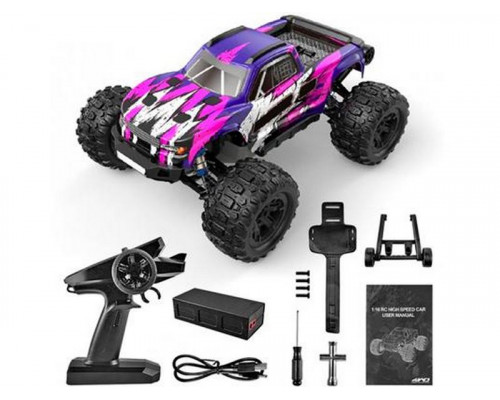 Радиоуправляемый монстр MJX Hyper Go H16H (фиолетовый) 4WD 2.4G LED GPS 1/16 RTR MJX-H16H-PURPLE в Москве Радиоуправляемый монстр MJX Hyper Go H16H (фиолетовый) 4WD 2.4G LED GPS 1/16 RTR MJX-H16H-PURPLE в Москве