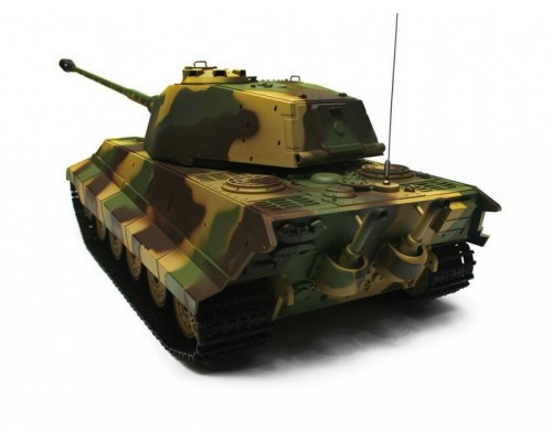 Радиоуправляемый танк Heng Long King Tiger (башня Henschel) Upgrade V7.0  2.4G 1/16 RTR HL3888A-1U7.0 в Белгороде