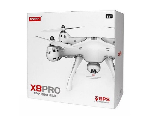 Р/У квадрокоптер Syma X8PRO с FPV трансляцией Wi-Fi, GPS, барометр 2.4G RTF X8PRO в Сергиевом Посаде Р/У квадрокоптер Syma X8PRO с FPV трансляцией Wi-Fi, GPS, барометр 2.4G RTF X8PRO в Сергиевом Посаде