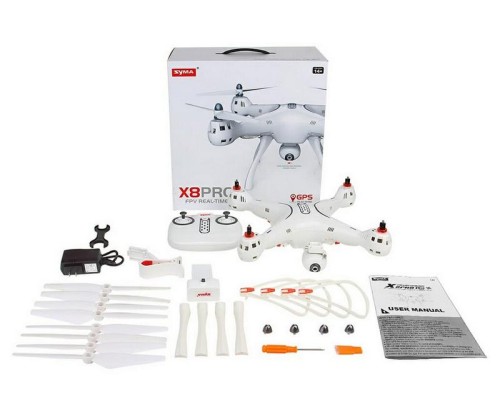Р/У квадрокоптер Syma X8PRO с FPV трансляцией Wi-Fi, GPS, барометр 2.4G RTF X8PRO в Сергиевом Посаде Р/У квадрокоптер Syma X8PRO с FPV трансляцией Wi-Fi, GPS, барометр 2.4G RTF X8PRO в Сергиевом Посаде