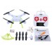 Р/У квадрокоптер Syma X5HW (белый) с FPV трансляцией Wi-Fi, барометр 2.4G RTF X5HW-WHITE в Рязани