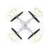Р/У квадрокоптер Syma X5HW (белый) с FPV трансляцией Wi-Fi, барометр 2.4G RTF X5HW-WHITE в Рязани