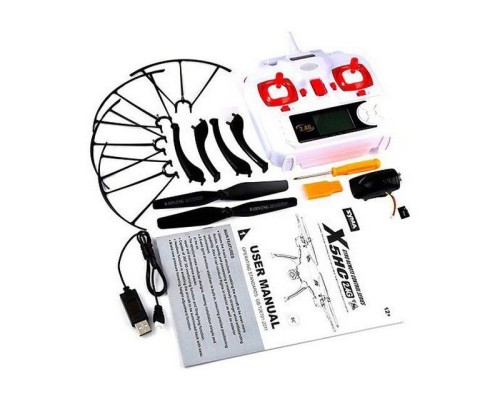 Р/У квадрокоптер Syma X5HW (белый) с FPV трансляцией Wi-Fi, барометр 2.4G RTF X5HW-WHITE в Рязани Р/У квадрокоптер Syma X5HW (белый) с FPV трансляцией Wi-Fi, барометр 2.4G RTF X5HW-WHITE в Рязани