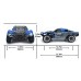 Радиоуправляемый шорт-корс Remo Hobby 9EMU (синий) 4WD 2.4G 1/8 RTR RH1021-BLUE в Ульяновске