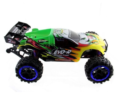 Радиоуправляемая трагги Remo Hobby EVO-R Brushless UPGRADE (зеленая) 4WD 2.4G 1/8 RTR RH8066-GREEN в Москве