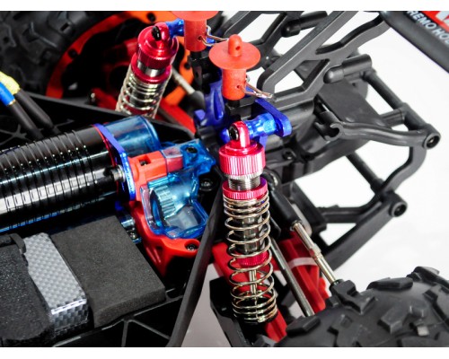 Радиоуправляемая трагги Remo Hobby EVO-R Brushless UPGRADE (зеленая) 4WD 2.4G 1/8 RTR RH8066-GREEN в Москве