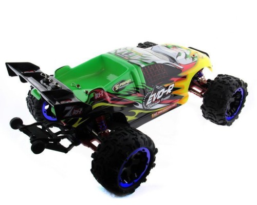 Радиоуправляемая трагги Remo Hobby EVO-R Brushless UPGRADE (зеленая) 4WD 2.4G 1/8 RTR RH8066-GREEN в Москве