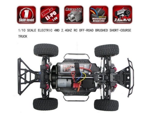 Радиоуправляемый шорт-корс Remo Hobby EX3 (синий) 4WD 2.4G 1/10 RTR RH10EX3PRO-BLUE в Москве