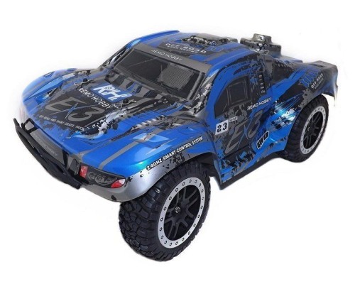 Радиоуправляемый шорт-корс Remo Hobby EX3 (синий) 4WD 2.4G 1/10 RTR RH10EX3PRO-BLUE в Москве