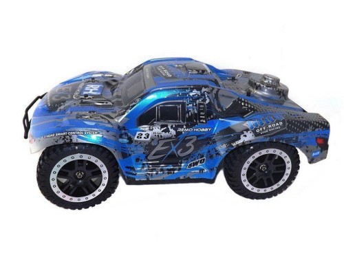 Радиоуправляемый шорт-корс Remo Hobby EX3 (синий) 4WD 2.4G 1/10 RTR RH10EX3PRO-BLUE в Москве