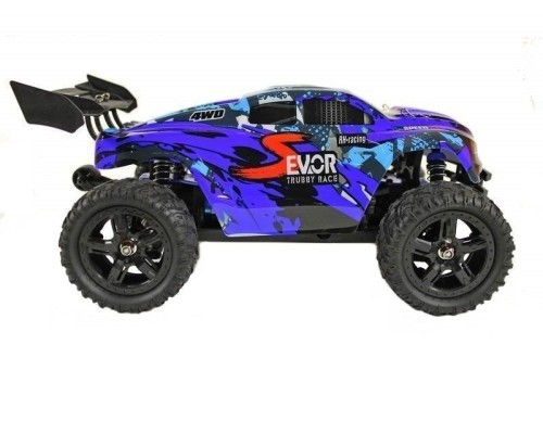 Радиоуправляемая трагги Remo Hobby S EVO-R Brushless (синяя) 4WD 2.4G 1/16 RTR RH1665-BLUE в Москве