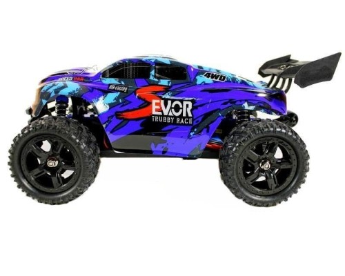 Радиоуправляемая трагги Remo Hobby S EVO-R Brushless (синяя) 4WD 2.4G 1/16 RTR RH1665-BLUE в Москве