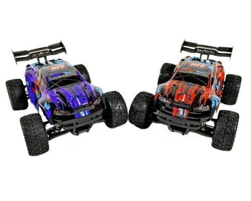Радиоуправляемая трагги Remo Hobby S EVO-R Brushless (синяя) 4WD 2.4G 1/16 RTR RH1665-BLUE в Москве