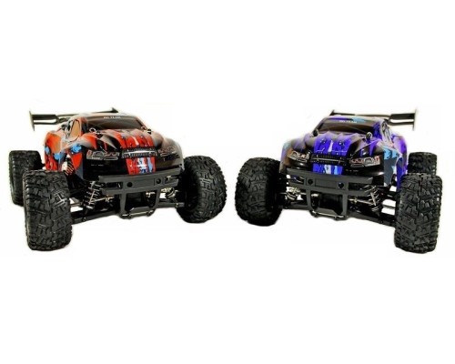 Радиоуправляемая трагги Remo Hobby S EVO-R Brushless (синяя) 4WD 2.4G 1/16 RTR RH1665-BLUE в Москве