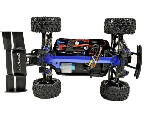 Радиоуправляемая трагги Remo Hobby S EVO-R Brushless (синяя) 4WD 2.4G 1/16 RTR RH1665-BLUE в Москве