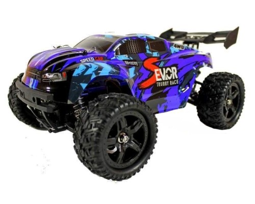Радиоуправляемая трагги Remo Hobby S EVO-R Brushless (синяя) 4WD 2.4G 1/16 RTR RH1665-BLUE в Москве