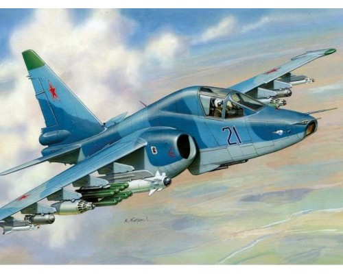 Сборная модель ZVEZDA Российский истребитель танков Су-39, подарочный набор, 1/72 ZV-7217П в Москве