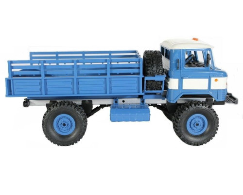 Радиоуправляемая машина MN MODEL ГАЗ-66 грузовая (синяя) 4WD 2.4G 1/16 RTR MN-66B в Москве