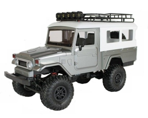 Радиоуправляемая машина MN MODEL японский внедорожник FJ45 (серый) 4WD 2.4G 1/12 RTR MN-40G в Омске