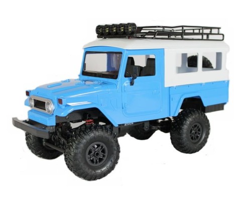 Радиоуправляемая машина MN MODEL японский внедорожник FJ45 (синий) 4WD 2.4G 1/12 RTR MN-40B в Омске