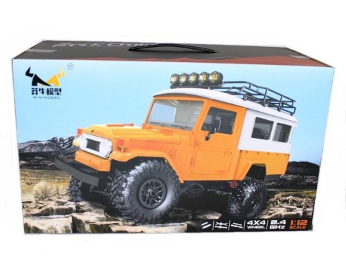 Радиоуправляемая машина MN MODEL японский внедорожник FJ45 (синий) 4WD 2.4G 1/12 RTR MN-40B в Омске