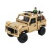 Радиоуправляемая машина MN MODEL англ. пикап Defender спецназ рейнджеров (песочн) 4WD 2.4G 1/12 RTR MN-96Y в Омске