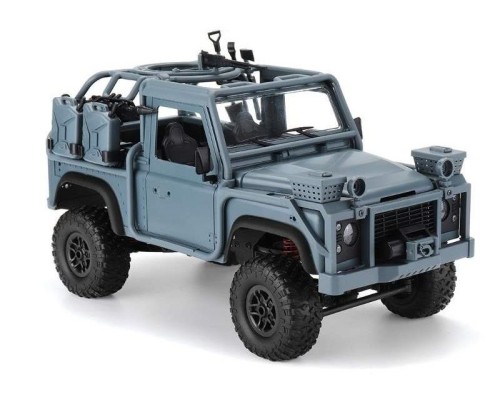 Радиоуправляемая машина MN MODEL англ. пикап Defender спецназ рейнджеров (синий) 4WD 2.4G 1/12 RTR MN-96B в Омске