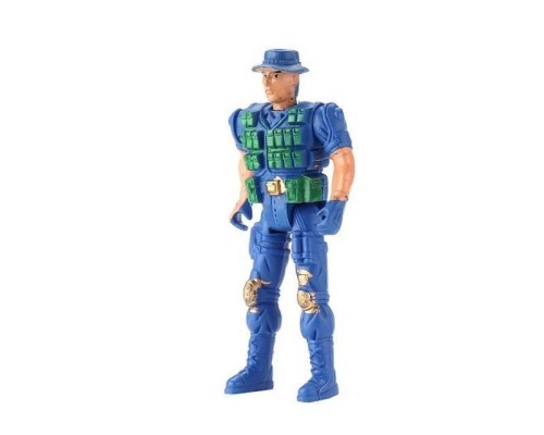 Радиоуправляемая машина MN MODEL англ. пикап Defender спецназ рейнджеров (синий) 4WD 2.4G 1/12 RTR MN-96B в Омске