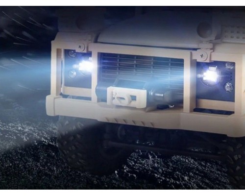 Радиоуправляемая машина MN MODEL англ. пикап Defender спецназ рейнджеров (синий) 4WD 2.4G 1/12 RTR MN-96B в Омске