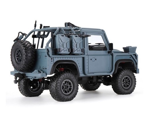 Радиоуправляемая машина MN MODEL англ. пикап Defender спецназ рейнджеров (синий) 4WD 2.4G 1/12 RTR MN-96B в Омске