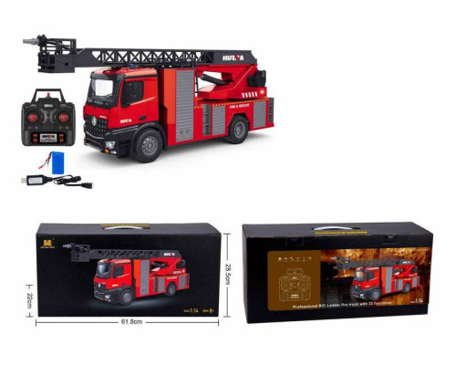Радиоуправляемая пожарная машина-лестница HUI NA TOYS 2.4G 22CH 1/14 RTR HN1561 в Реутове Радиоуправляемая пожарная машина-лестница HUI NA TOYS 2.4G 22CH 1/14 RTR HN1561 в Реутове