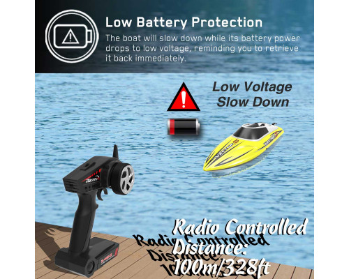 Радиоуправляемый катер Volantex RC Vector XS желтый 2.4G RTR EXA79504RY в Серпухове Радиоуправляемый катер Volantex RC Vector XS желтый 2.4G RTR EXA79504RY в Серпухове