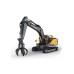 Радиоуправляемый экскаватор Double Eagle Volvo EC160E 1/16, 2.4G, металл, 3 в 1 RTR E598-003 в Москве
