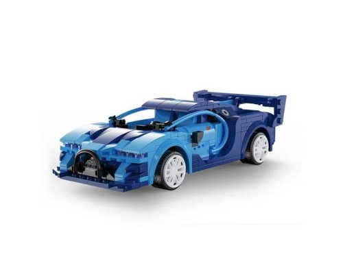 Радиоуправляемый конструктор CaDA спортивный автомобиль Blue Race Car (325 деталей) C51073W в Москве