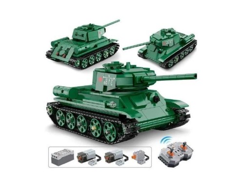 Радиоуправляемый конструктор CaDA MASTER Советский танк Т-34 1/35 (722 детали) C61072W в Москве