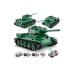 Радиоуправляемый конструктор CaDA MASTER Советский танк Т-34 1/35 (722 детали) C61072W в Москве