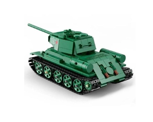 Радиоуправляемый конструктор CaDA MASTER Советский танк Т-34 1/35 (722 детали) C61072W в Москве