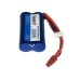 Аккумулятор Li-Ion Spard 3000mAh, 7,4V, 10C, T‐plug для Remo Hobby 1/16, Himoto 1/18 YT18650P3 в Москве