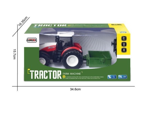 Р/У фермерский трактор Korody с самосвальным кузовом 1/24 2.4G 6CH RTR KR6640 в Балаково