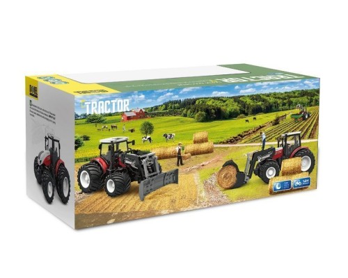 Р/У фермерский трактор Korody с отвалом, широкие колеса 1/24 2.4G 6CH RTR KR6632K в Норильске