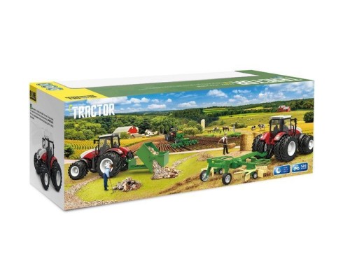 Р/У фермерский трактор Korody с роторной косилкой, двойные колеса 1/24 2.4G 6CH RTR KR6637B в Санкт-Петербурге